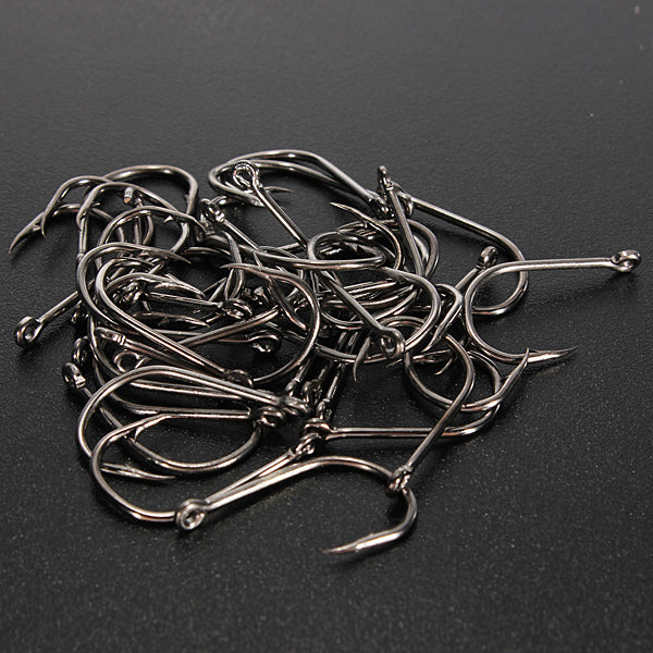 ZANLURE 500pcs 10 Sizes Freshwater Sea Fly Fishing Tackle Hooks With Box
