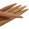15 Sizes Bamboo Handle Carbonized Knitting Needle