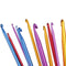 11pcs Aluminum Crochet Lead Hooks Colorful Knitting Needle Craft Kit