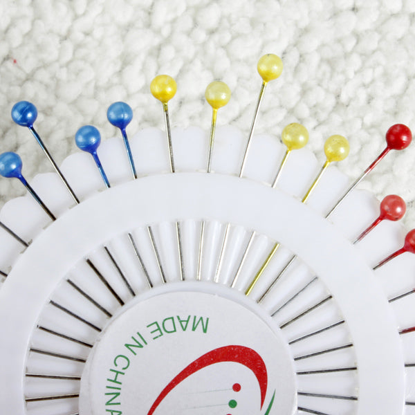 35mm 480Pcs Multicolor Round Head Sewing Pin