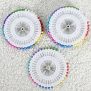 35mm 480Pcs Multicolor Round Head Sewing Pin
