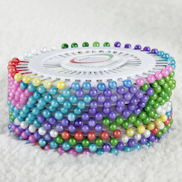 35mm 480Pcs Multicolor Round Head Sewing Pin