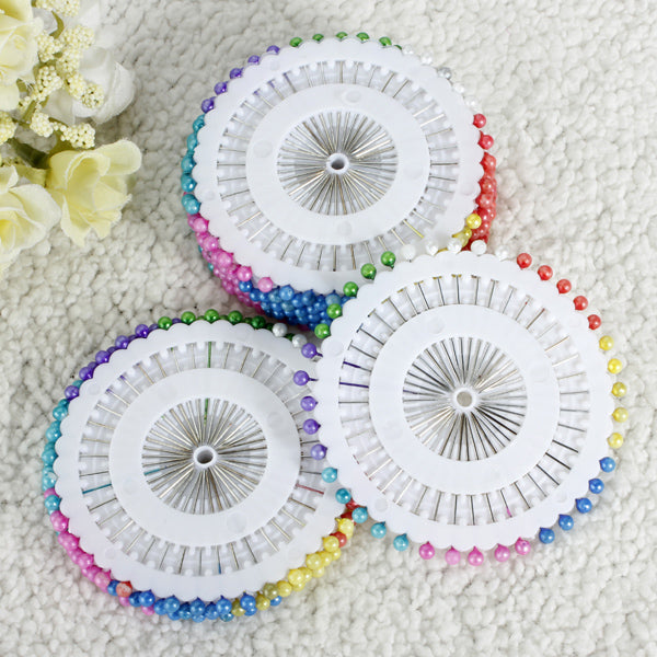 35mm 480Pcs Multicolor Round Head Sewing Pin