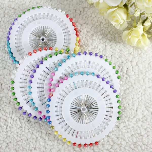 35mm 480Pcs Multicolor Round Head Sewing Pin