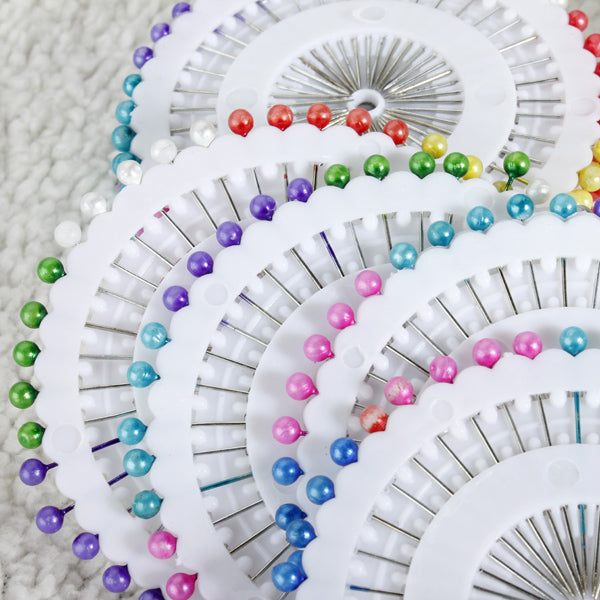 35mm 480Pcs Multicolor Round Head Sewing Pin