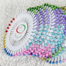 35mm 480Pcs Multicolor Round Head Sewing Pin