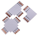 5050 RGB 4-pin LED Strip Connector Corner 10mm DC 12/24V