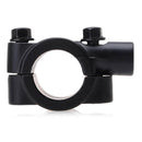 Pair 8mm Motorcycle Handlebar Mirror Holders Adapter Aluminum Clamp
