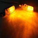 Amber 6 LED Mini Motorcycle Turn Lights Blinker Indicator