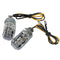 Amber 6 LED Mini Motorcycle Turn Lights Blinker Indicator