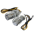 Amber 6 LED Mini Motorcycle Turn Lights Blinker Indicator