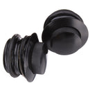 2 x Custom Black Gas Fuel Tank Flush Mount Cap For Harley Davidson