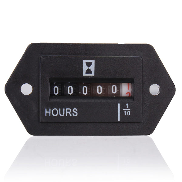 6-80V DC Hour Meter Low Power Consumption Bezel Firm Durable