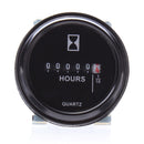 Round Hour Meter For Cart Boat Tractor Generator Engine Mower 10-80V