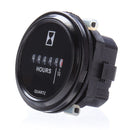 Round Hour Meter For Cart Boat Tractor Generator Engine Mower 10-80V