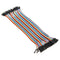 40pcs 20cm Female to Female Jumper Cable Dupont Wire For
