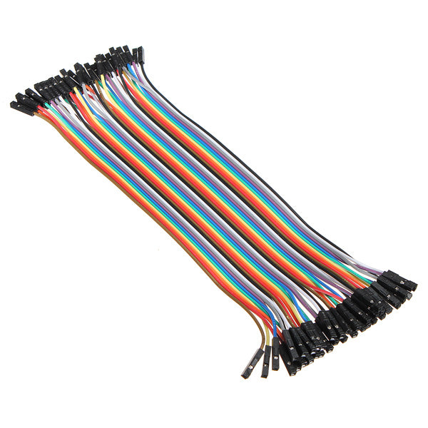 40pcs 20cm Female to Female Jumper Cable Dupont Wire For