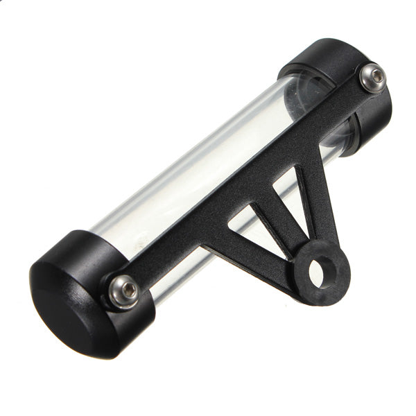 Black Motorcycle Tube Tax Disc Cylindrical Holder Frame Waterproof