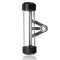 Black Motorcycle Tube Tax Disc Cylindrical Holder Frame Waterproof