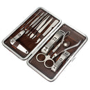 Y.F.M 12pcs Nail Care Clipper Pedicure Scissor Tweezer Manicure Set Kit