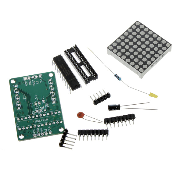 MAX7219 Dot Matrix Module DIY Kit SCM Control Module For