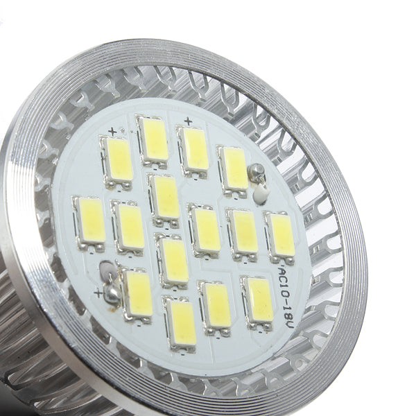 MR16 6.4W 480-530LM Pure White SMD 5630 LED Spotlightt Bulb 10V-18V AC