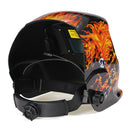 Electrical Welding Helmet Solar Energy Automatic Darkening Skull Mask