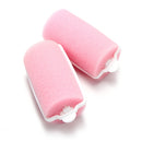 Pink Soft Foam Cushion Hair Styling Rollers Curlers