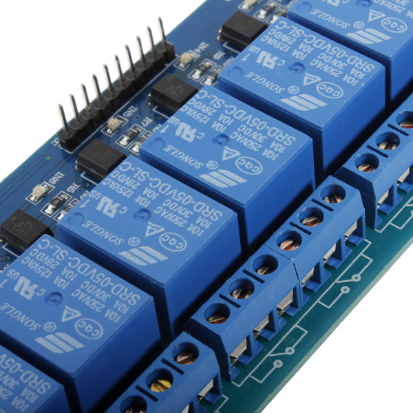 5Pcs 5V 8 Channel Relay Module Board PIC AVR DSP ARM