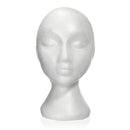 Styrofoam Bald Mannequin Head Stand Foam Manikin Head