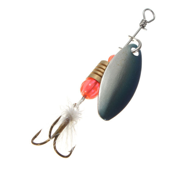 ZANLURE 30x Metal Assorted Laser Fishing Lure Spinner Baits Feather Hook Set