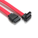 Right Angle To Straight SATA HDD Hard Driver Power Cable Red