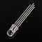 10pcs 5mm RGB LED Common Anode 4-Pin Tri-Color Emitting Diodes F5