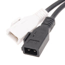OBDII Socket OBD Connector Diagnostic Cable Adaptor for Audi