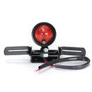 Motorcycle Bullet LED Tail Light Lamp with Plate Black