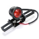 Motorcycle Bullet LED Tail Light Lamp with Plate Black