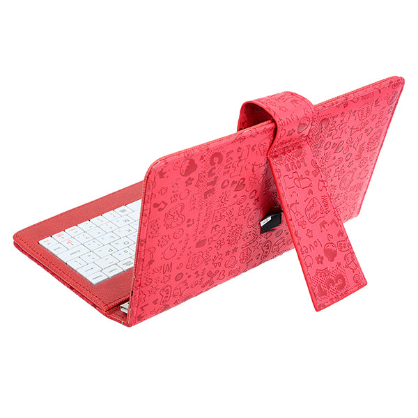 Universal leather Case with Keyboard Function For 7 Inch Tablet PC