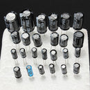Geekcreit 1uF-2200uF 125pcs 25 Values Electrolytic Capacitors Assorted Kit Set