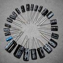 Geekcreit 1uF-2200uF 125pcs 25 Values Electrolytic Capacitors Assorted Kit Set