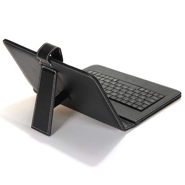 US Folio PU Leather Keyboard Case Cover For 8/9/9.7/10 Inch Tablet