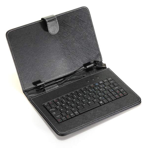 US Folio PU Leather Keyboard Case Cover For 8/9/9.7/10 Inch Tablet