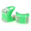 Bicycle Bike Silicone LED 3 Mode Flashlight Safety Warning Light