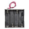 5Pcs 12V 8 x AA Battery Clip Slot Holder Stack Case 6 Inch Leads Wire