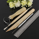 8Pcs Wood Metal Pottery Clay Ceramics Molding Carving Sculpting Tools