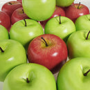 Artificial Apple Home Party Decorative Fake Red Green Apples Fruit Vegetable