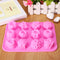 12 Flowers And Trees Silicone Cake Mold Chocolate Mold Handmade Soap Mold DIY Baking Tools
