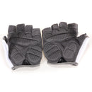 Bicycle Bike  Silicone Comfortable Half Finger Fingerless Gloves Blue