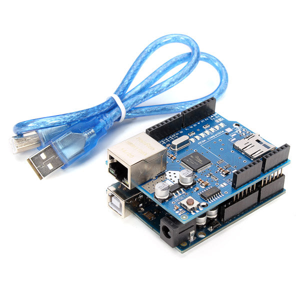 Geekcreit UNO R3 USB Development Board With Ethernet Shield W5100 Kit For