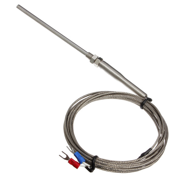 3m K Type 0~400 Degree Thermocouple 100mm Probe Sensors