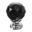 30mm Diamond Crystal Knob Cabinet Door Drawer Cupboard Pull Handle